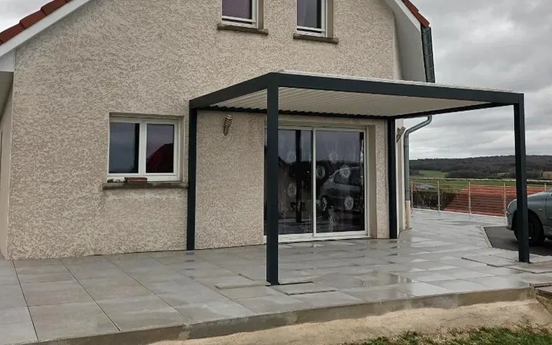 Pergola sur mesure à Avrigney-Virey